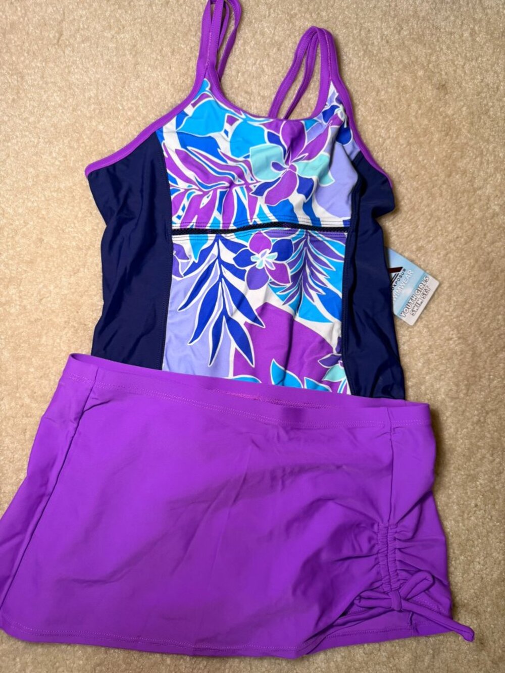 ZeroXposur Girls Swimsuit Size 10–12 – NEW With Tags